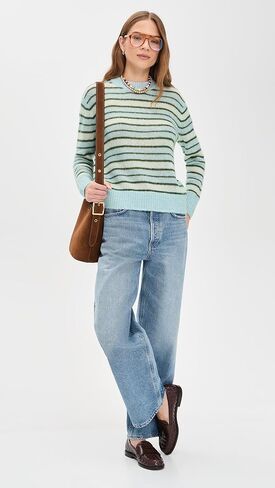 سترة نسائية من Madewell كبيرة الحجم من الألبكة in Saudi Arabia