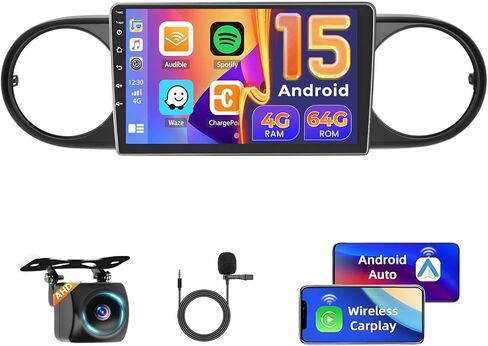 [2+64G] Hikity Android 13 Car Stereo for 2007-2016 Toyota Scion xB Radio with Wireless Carplay Android Auto Mirror Link, 9 Inch Touchscreen GPS WiFi Bluetooth FM RDS MIC Backup Camera SWC in Saudi Arabia