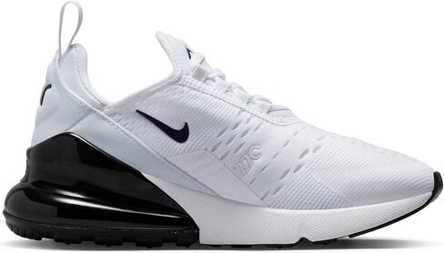 NIKE Air Max 270 Grade School Lifestyle Shoes (White/Blue) in Saudi Arabia