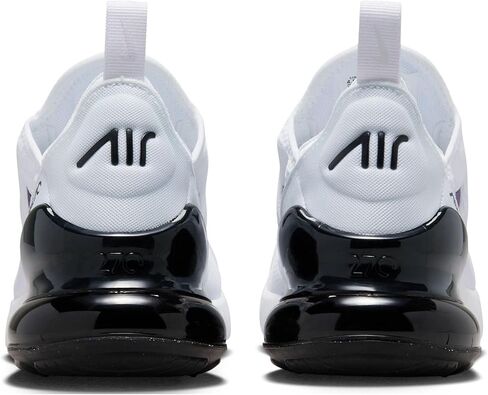 NIKE Air Max 270 Grade School Lifestyle Shoes (White/Blue) in Saudi Arabia