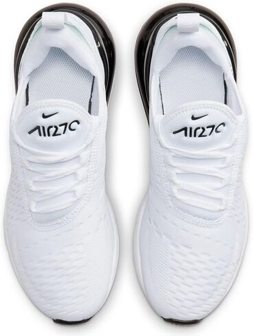NIKE Air Max 270 Grade School Lifestyle Shoes (White/Blue) in Saudi Arabia