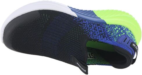 Skechers Kids Boys Ultra Flex 3.0 Sneaker, Black/Blue/Lime, 12 in Saudi Arabia