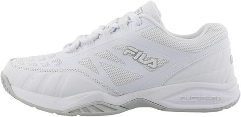 حذاء رياضي للتنس Axilus للأولاد من Fila - أبيض - مقاس 5.5 M in Saudi Arabia
