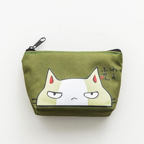 Cat Coin Purses Women Wallets Small Cute Cartoon Animal Card Holder Key Bag Money Bags for Girls (beige) in Saudi Arabia