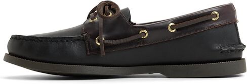 حذاء Sperry الرجالي Authentic Original™ 2-Eye Boat، أسود/أماريتو، 11، W in Saudi Arabia