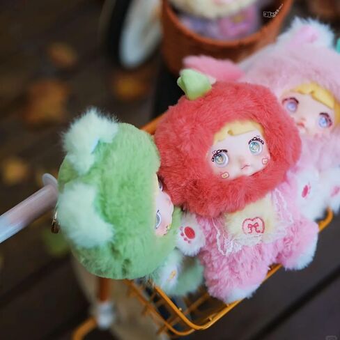 Nommi Blind Box Plush, Nommi Interesting Fruits Series, Cute Nommi Plush Doll with Character Card, Collectible Figures for Adult Holiday Birthday Gifts, Single Box (1 of 7 Possible Styles) in Kuwait