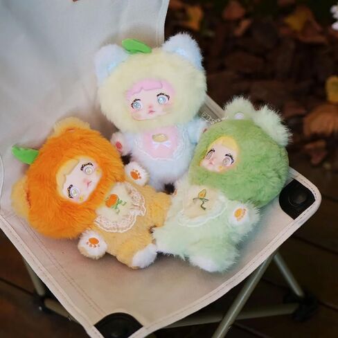Nommi Blind Box Plush, Nommi Interesting Fruits Series, Cute Nommi Plush Doll with Character Card, Collectible Figures for Adult Holiday Birthday Gifts, Single Box (1 of 7 Possible Styles) in Kuwait