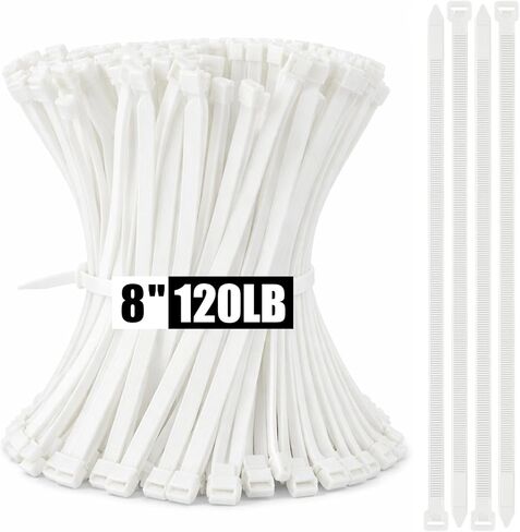 500 Pieces Zip Ties 12 Inch with 120 LBS Tensile Strength Black Heavy Duty Cable Ties for Indoor Outdoor in Saudi Arabia