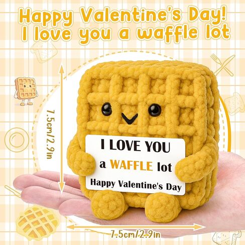 Valentines Day Her Him Gifts for Husband Wife Boyfriend Girlfriend, Valentines Day Love You Gifts for Men Women Couple Romantic Gift, to My Love, Cute Handmade Crochet Present in Saudi Arabia