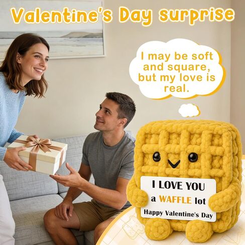 Valentines Day Her Him Gifts for Husband Wife Boyfriend Girlfriend, Valentines Day Love You Gifts for Men Women Couple Romantic Gift, to My Love, Cute Handmade Crochet Present in Saudi Arabia