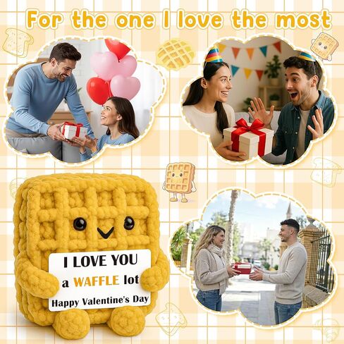 Valentines Day Her Him Gifts for Husband Wife Boyfriend Girlfriend, Valentines Day Love You Gifts for Men Women Couple Romantic Gift, to My Love, Cute Handmade Crochet Present in Saudi Arabia