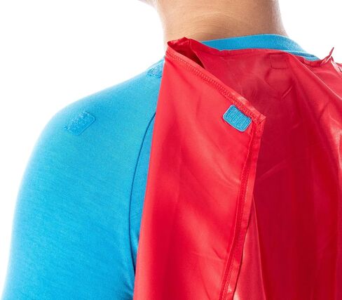 DC Comics Men's Superman Classic Superhero Costume Raglan Shirt And Pants Pajama Set with Detachable Cape in Saudi Arabia