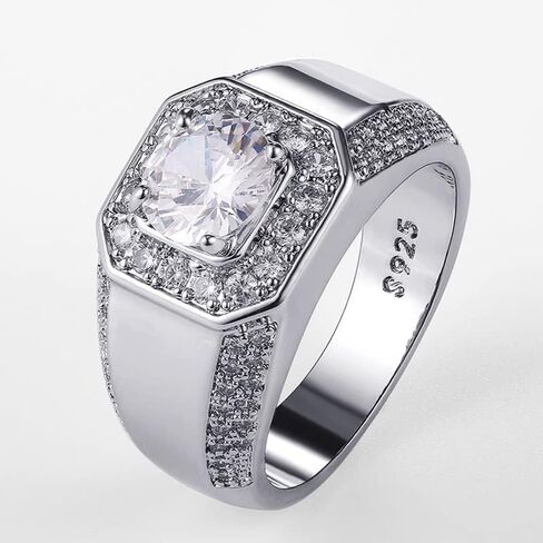 1pc Luxury Elegant Men's Ring Fashionable Unique Gifts for Daily Wear and Dating Stylish Accessory for Men in Saudi Arabia