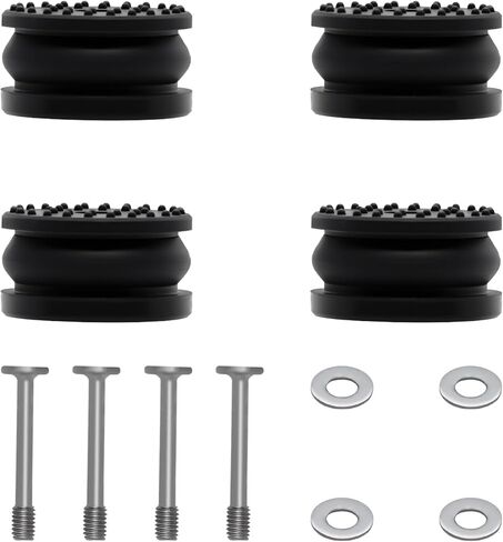 8PCS Anti Vibration Feet for Bambu Lab P1/X1 Series, 3D Printer Accessories Upgrade Silicone Rubber Anti Vibration Feet for P1P, P1S, X1C, X1, X1E in Kuwait