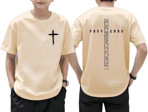 Boys Christian Shirts Christian Graphic Tees Kids Faith Tshirts Inspirational Religious Short Sleeve T-Shirt in Saudi Arabia