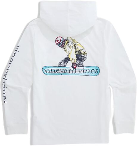 Vineyard Vines Boys Boys' Snowboarder Cotton Hoodie Tee in Saudi Arabia