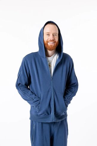 Spoonie Threads True Navy All-Access Full Zip Hoodie in Saudi Arabia
