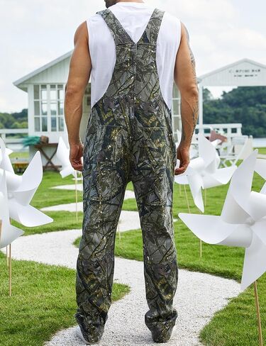Bindefon Camo Overalls for Men Bib Coveralls Camouflage Printed Jumpsuits Work Pants Hunting Clothes in Saudi Arabia