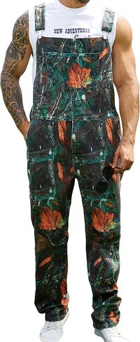Bindefon Camo Overalls for Men Bib Coveralls Camouflage Printed Jumpsuits Work Pants Hunting Clothes in Saudi Arabia