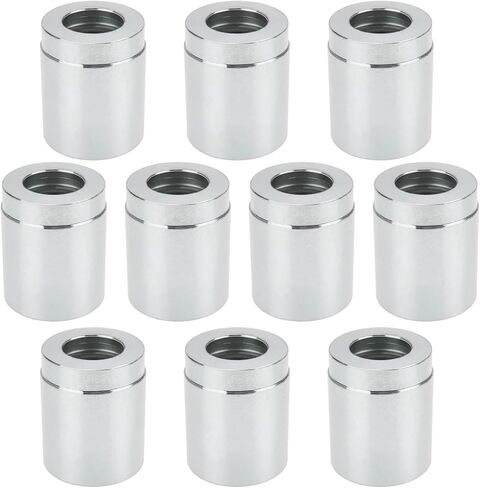 eMagTech Pack of 10 Hydraulic Swage Ferrules Non-Skive Hydraulic Swage Ferrules Hose Hydraulic Ferrules Suitable for SAE R1AT/R2AT Hoses, 1/2 inch in Kuwait