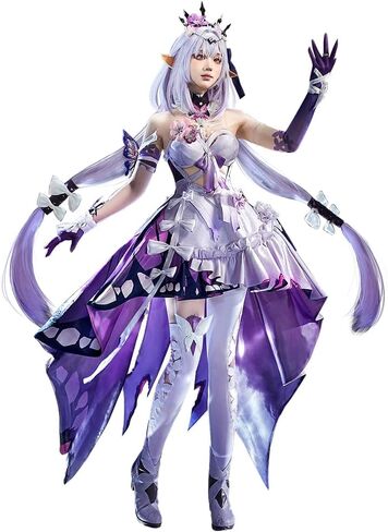 KIRA KIRA Castorice Cosplay Costume Doki-SR Full Set Game Honkai: Star Rail Castorice Cosplay Costume Halloween Outfits in Saudi Arabia