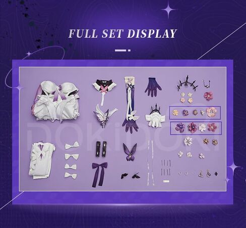 KIRA KIRA Castorice Cosplay Costume Doki-SR Full Set Game Honkai: Star Rail Castorice Cosplay Costume Halloween Outfits in Saudi Arabia