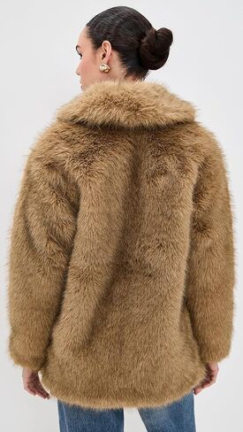 Z SUPPLY Women's Logan Faux Fur Coat in Saudi Arabia