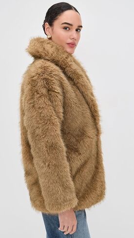 Z SUPPLY Women's Logan Faux Fur Coat in Saudi Arabia