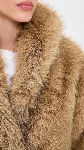 Z SUPPLY Women's Logan Faux Fur Coat in Saudi Arabia