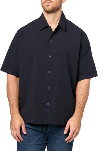 BOSS Men's Press Buttons Short Sleeve Shirt in Saudi Arabia
