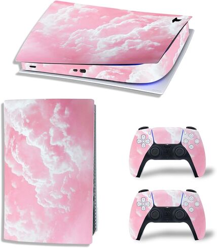 Skin Sticker for PS5 Console and Controller, Vinyl Decal Protective Cover for Digital Edition in Kuwait