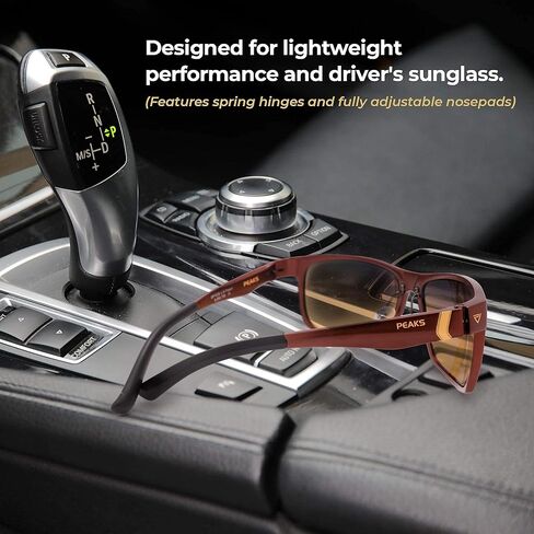 Non-Polarized Driving Sunglasses AM1 - Dual-Zone Lens Technology in Saudi Arabia