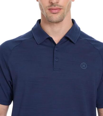 Hurley Men's Performance Polo Shirt (US, Alpha, Small, Regular, Regular, Blue) in Saudi Arabia