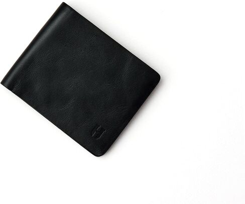 محفظة رجالية، حجب RFID بسيط ورفيع، جلد محبب بالكامل ثنائي الطي يدويًا، 6 فتحات للبطاقات، صندوق هدايا وحقيبة، عيد الميلاد وأعياد الميلاد، أزرق داكن (ألوان إضافية) in Kuwait