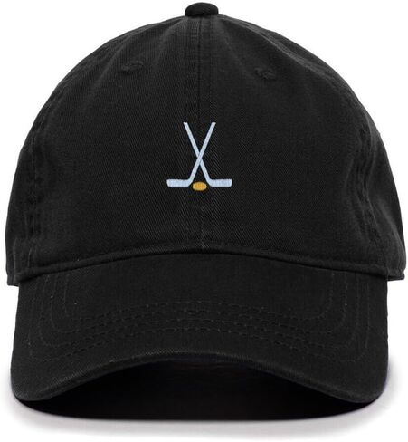 قبعة DSGN من DNA Hockey Sticks مطرزة، قبعة بيسبول قطنية قابلة للتعديل للأب in Kuwait