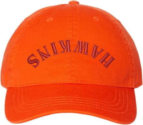 قبعة مطرزة من Go All Out Hawkins Upside Down Dad Deluxe Trucker Flatbill Baseball in Kuwait
