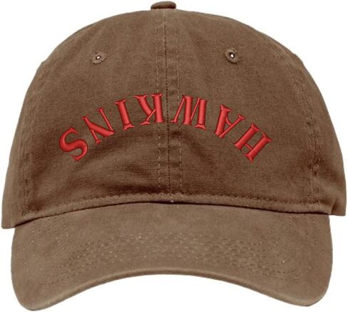 قبعة مطرزة من Go All Out Hawkins Upside Down Dad Deluxe Trucker Flatbill Baseball in Kuwait