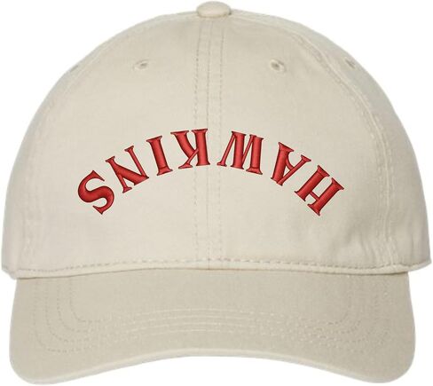 قبعة مطرزة من Go All Out Hawkins Upside Down Dad Deluxe Trucker Flatbill Baseball in Kuwait