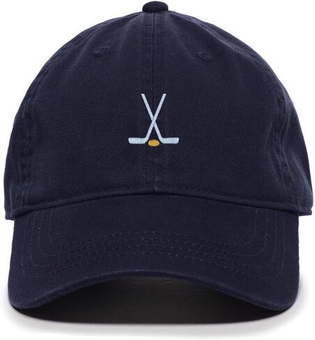 قبعة DSGN من DNA Hockey Sticks مطرزة، قبعة بيسبول قطنية قابلة للتعديل للأب in Kuwait