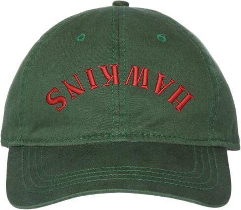 قبعة مطرزة من Go All Out Hawkins Upside Down Dad Deluxe Trucker Flatbill Baseball in Kuwait