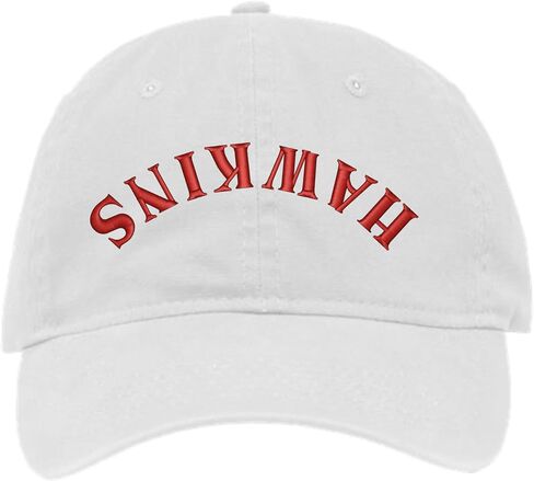 قبعة مطرزة من Go All Out Hawkins Upside Down Dad Deluxe Trucker Flatbill Baseball in Kuwait