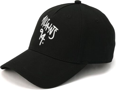 Allsaints Women's Spray Logo Baseball Cap, 100% Cotton Hat with Adjustable Strap, Summer Accessory in Saudi Arabia