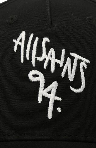 Allsaints Women's Spray Logo Baseball Cap, 100% Cotton Hat with Adjustable Strap, Summer Accessory in Saudi Arabia