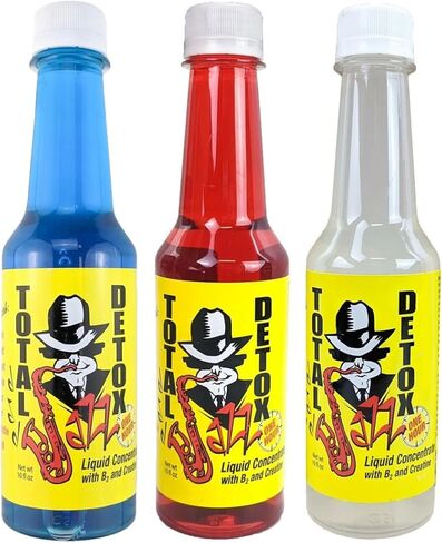 10oz Jazz Total Detox Liquid Concentrate with B2 & Creatine Variety Pack (3) in Saudi Arabia