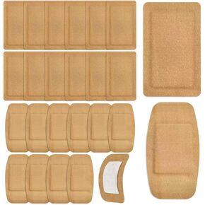 24 Set Extra Large Bandages Bulk 5" x 3", 6" x 3" Flexible Adhesive Wound Care Fabric Bandages Large Size Breathable with Non-Stick Pad for First Aid Wound Care in Kuwait