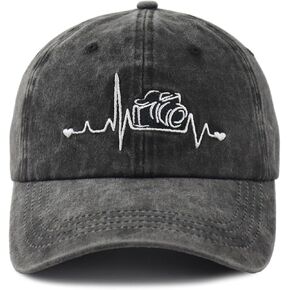 Photographer Gifts for Women Men, Camera Hat, Photography Baseball Cap, Mothers Fathers Day Christmas Birthday Gifts for Dad Mom Papa Mama Wife Aunt Black in Saudi Arabia