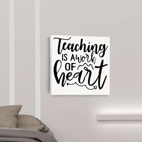 Thank You Teacher Gifts Funny Wall Art Decor Home Desk Room Decor Decorative Canvases Painting Teachers Day Thankings Day Birthday Appreational Gifts for Teacher Mentor Counselo in Saudi Arabia