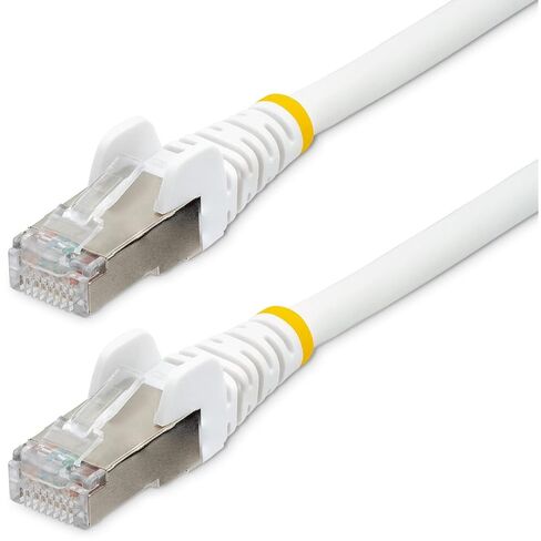 StarTech.com 100ft White CAT6a Ethernet Cable, Snagless RJ45, 10GbE, 100W PoE++, S/FTP, 500MHz, 27AWG Pure Bare Copper, LSZH in Kuwait