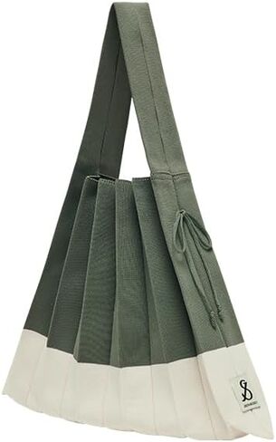 Lucky Pleats Bag Mix L | Sustainable Foldable Women's Tote Bag | Lightweight Minimalist Everyday Bag in Saudi Arabia