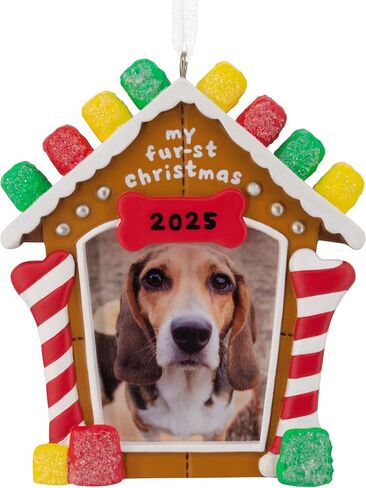 Hallmark My Fur-st Christmas 2025 إطار الصورة زينة عيد الميلاد، هدايا الحيوانات الأليفة in Saudi Arabia
